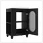 Meuble-lavabo de 20 po avec lavabo, meuble-lavabo avec tablette à deux niveaux, tablette réglable, bois massif et panneau de fibres à densité moyenne, noir