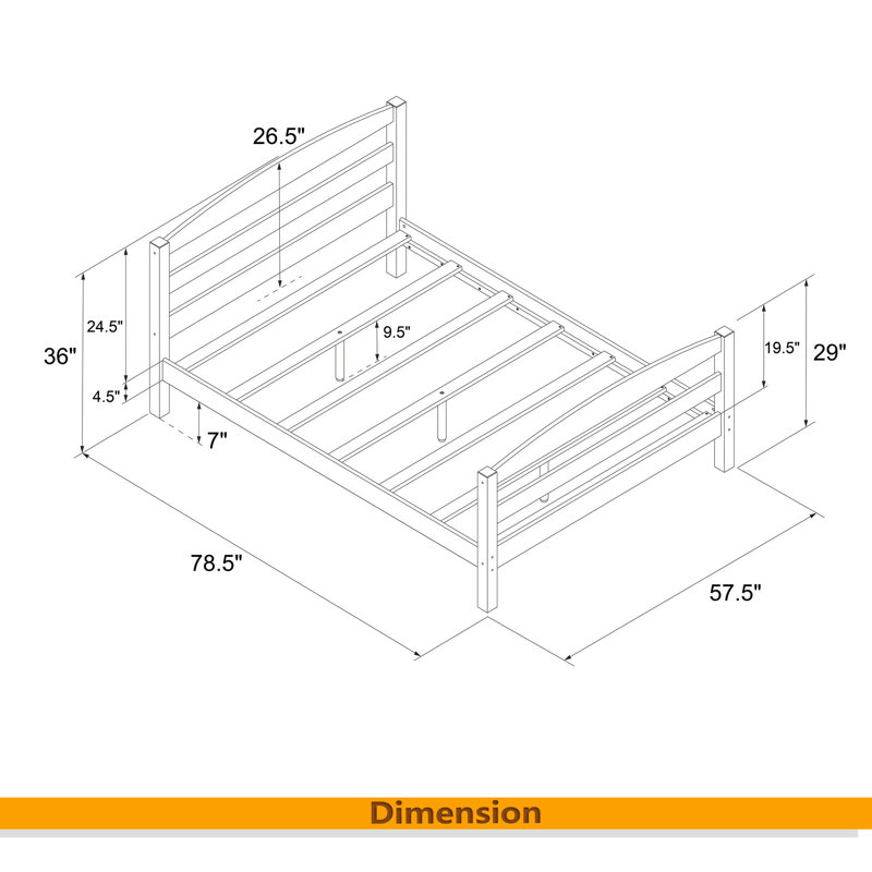 Wood Platform Bed