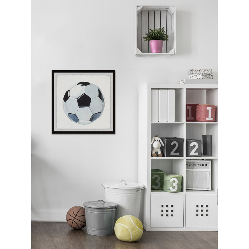 « football ball », art encadré Comanche, H 32 po x l 32 po x P 1,5 po