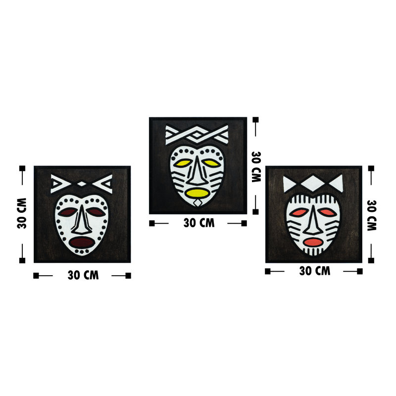 Boho Wall Decor, Africano Set