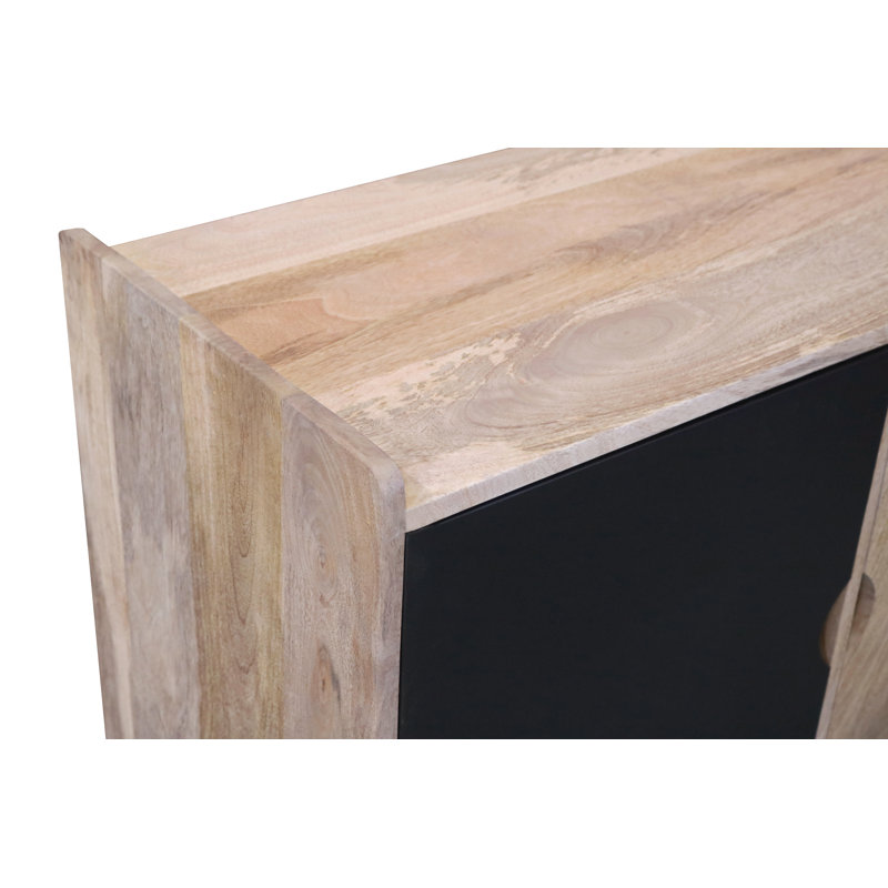 Rousseau 150cm Sideboard, Brown/Black