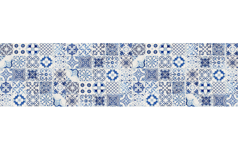 Miera Blue Rug, Runner 80 x 300 cm