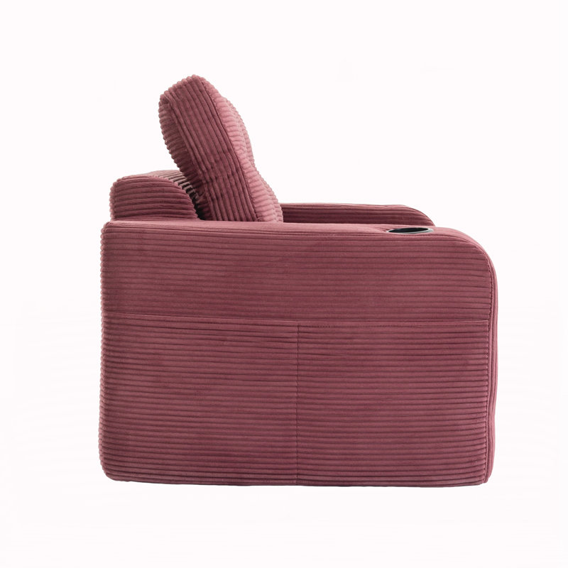 Canapé-lit convertible, canapé-lit double extensible, Wine Red