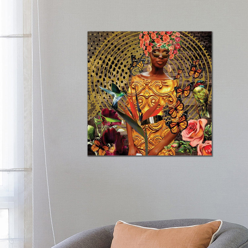 Beautiful Butterfly by Yvonne Coleman Burney - Wrapped Canvas Print, 66.04 cm H x 66.04 cm W x 1.91 cm D