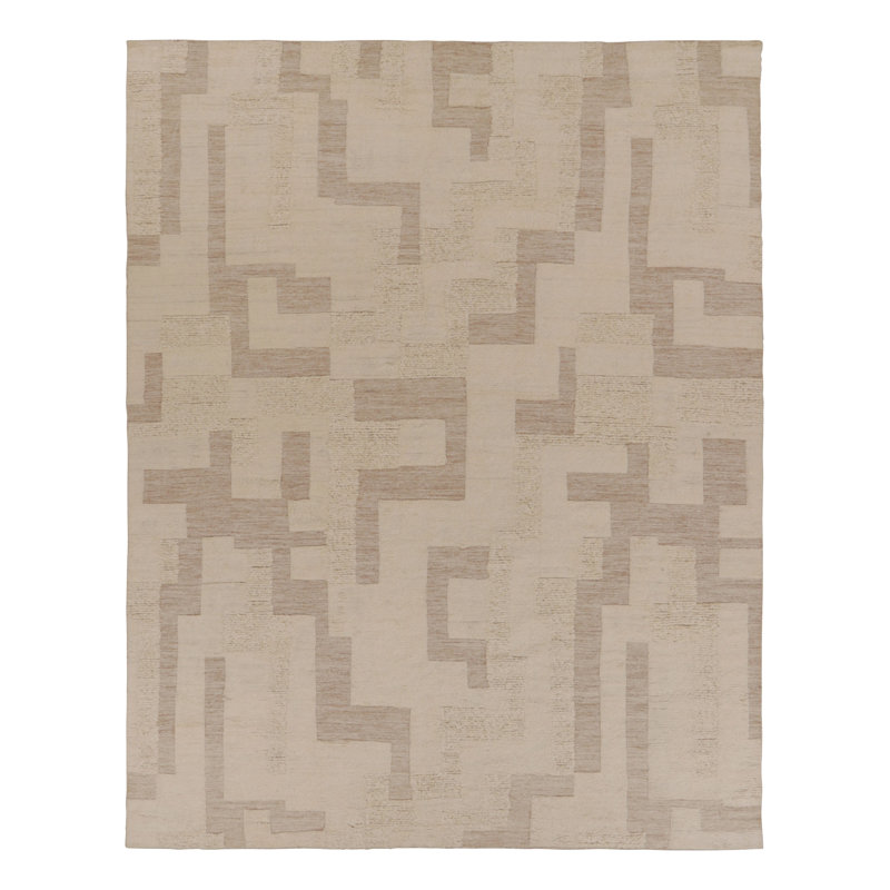 Modern One-of-a-Kind 12'0X16'0 Hand Knotted Area Rug