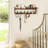 Wall Mounted Coat Rack With Shelf And 10 Hooks, Multifunctional Entryway Organizer With Mail Storage And Key Hanger, Solid Wood Construction For Home Decor-232992700