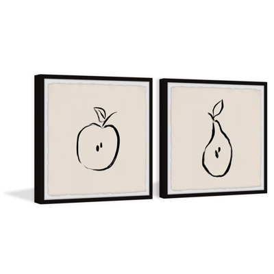 Tavant Happy Squeeze by Marmont Hill - 2 Piece Single Picture Frame Painting Set
