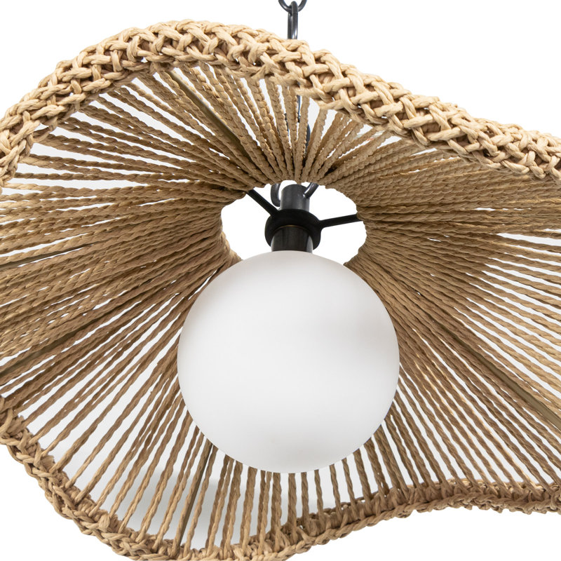 Provence Cafe Pendant, 7.5" H x 15.25" W x 15.25" D