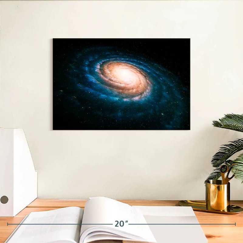 Oberle Spiral Shaped Galaxy, 8" H x 12" W