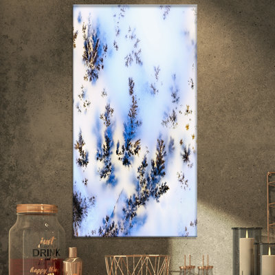Cristaux dendrite-impression d’art graphique