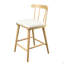 Tabouret de comptoir d'intérieur en bois rembourré, ensemble de 4-307366028-307366029