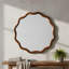 Miroir décoratif rond en bois massif Wavy-28558442-28558445