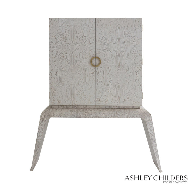 Baxter Bar Cabinet-White