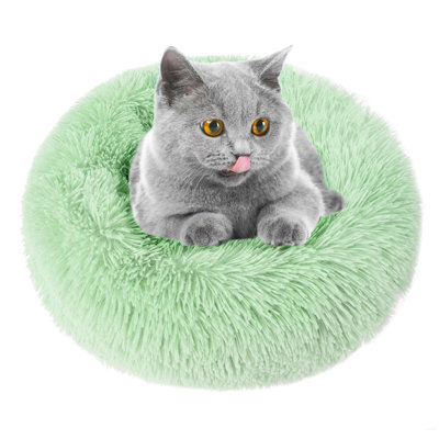 Cecilla Plush Faux Fur Round Pet Bed Soft Shaggy Calming Mat For Pets -  Tucker Murphy Petâ¢, F402C0899E864AAFA0594C8546AB936F