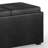 Avalon 35"W Upholstered Storage Ottoman Set with 5 Pieces and Flip-Over Serving Tray Lids-1830977044