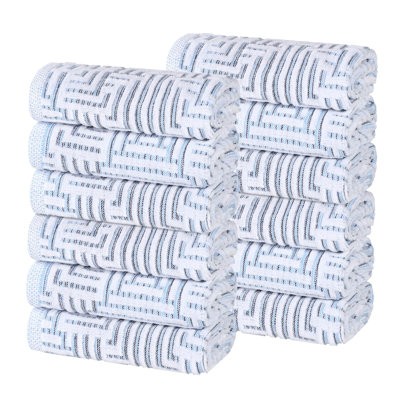 Darnette 100% Cotton Midweight Jacquard Washcloth