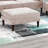 5Pcs Modular Sectional Set 2X One Arm Chairs 2X Armless Chair 1X Ottoman