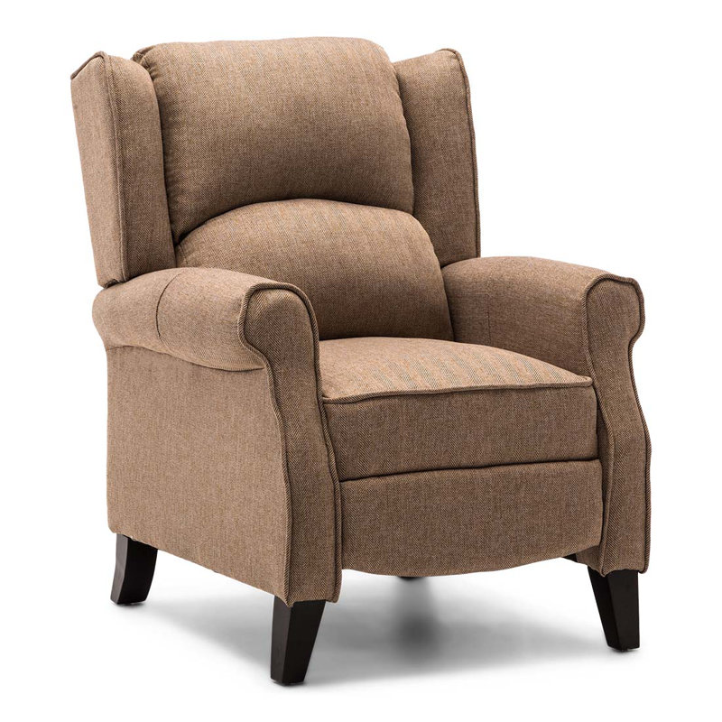 Lynnwood 80cm Wide Wing Chair Recliner, Beige