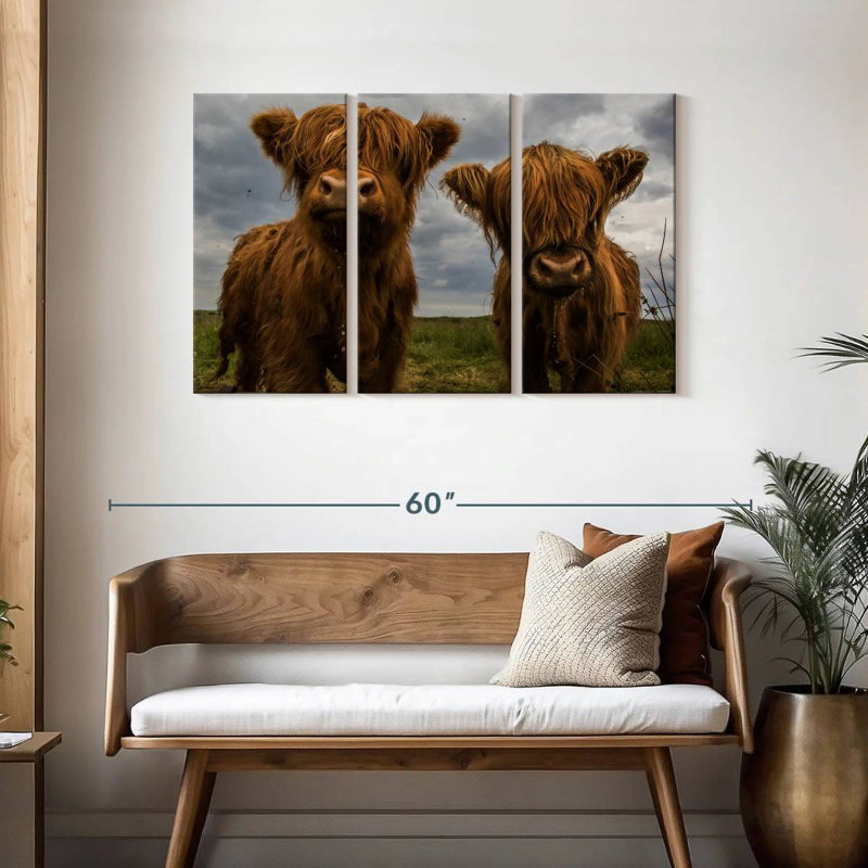 Brampt Baby Highland Cows, H 28 po x l 45 po