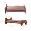 Petit lit pour chien facile à nettoyer, canapé surélevé à profil bas avec coussin lavable, conception à encliquetage sans outil, supporte jusqu'à 220 lb