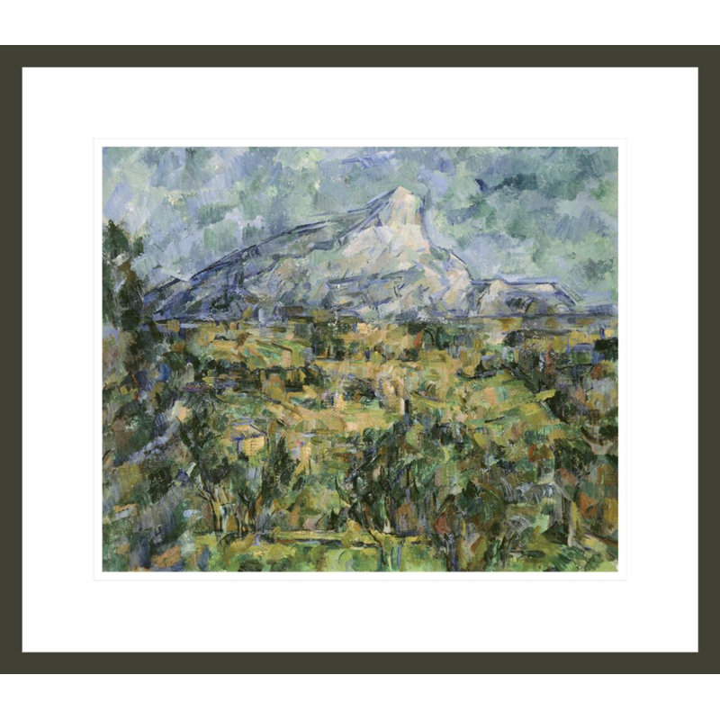 Mont Sainte-Victoire par Paul Cézanne, H 17,75 po x l 20,31 po