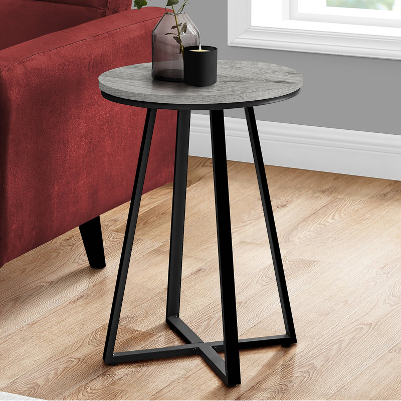 Table de chevet décorative d'appoint de table de bout de table, Gris