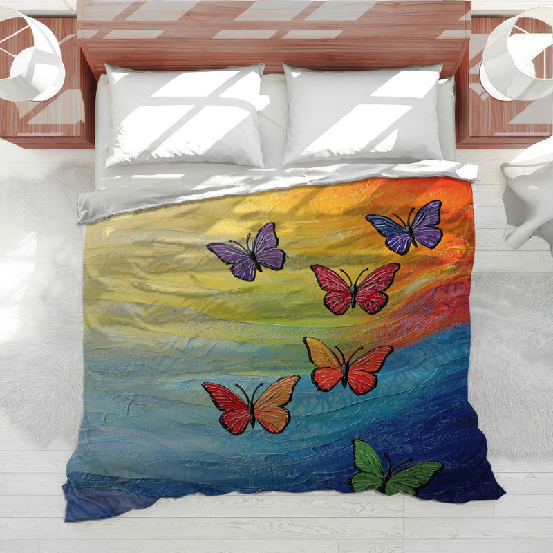 Édredon Butterfly Flight Bedding, Édredon simple