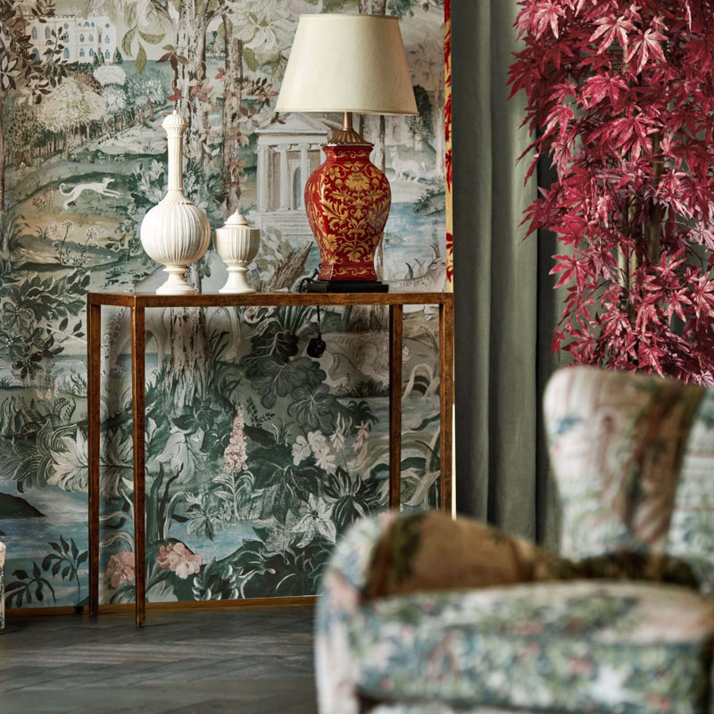 Arcadian Thames Wallpaper, Wedgwood Blue