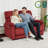 Zero Wall Power Loveseat Recliner, Reclining Loveseat Sofa with Adjustable Headrest-394667833