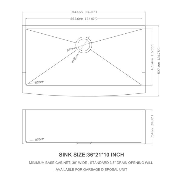 Dimensions du produit