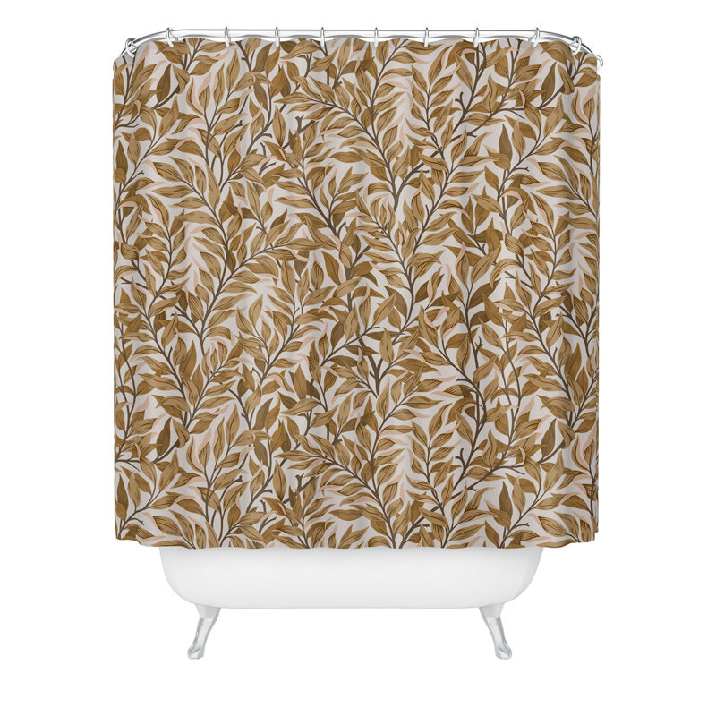Rideau de douche Avenie Romantic Botanica VI, Beige floral 24