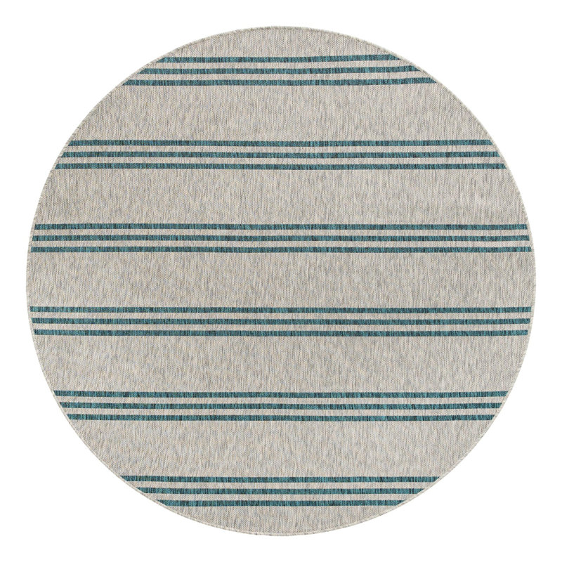 Anguilla Indoor/Outdoor Rug, Round 6'7"