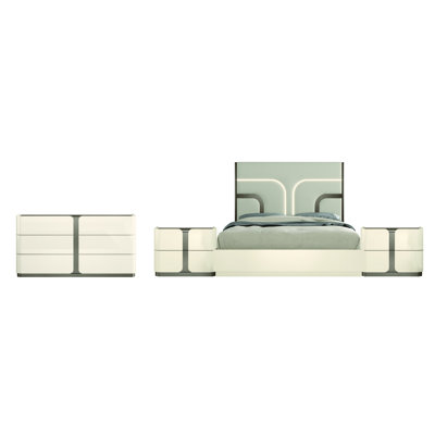 #1971 Monaco Queen 4pc Bedroom Set Alternate