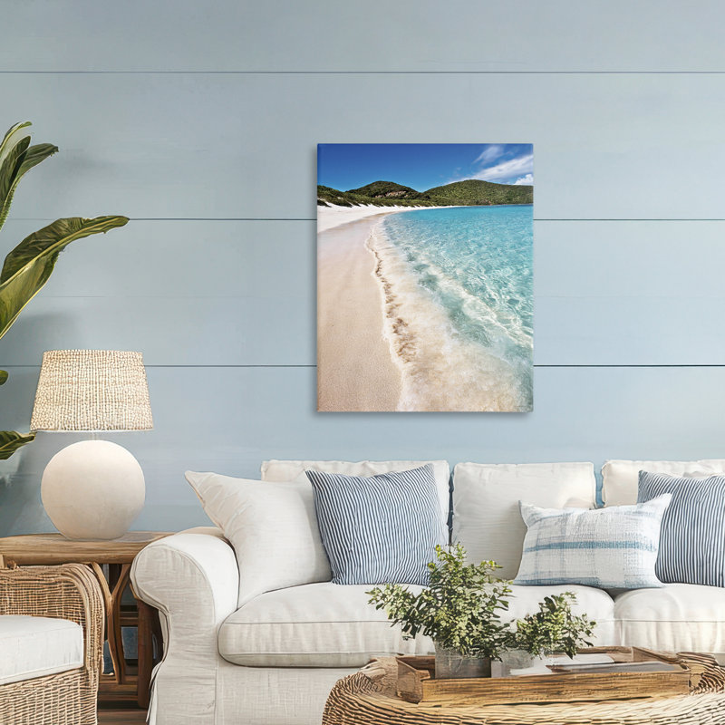 Toile de la côte caribéenne des Caraïbes, design par Seven Trees Design, H 40 po x l 30 po
