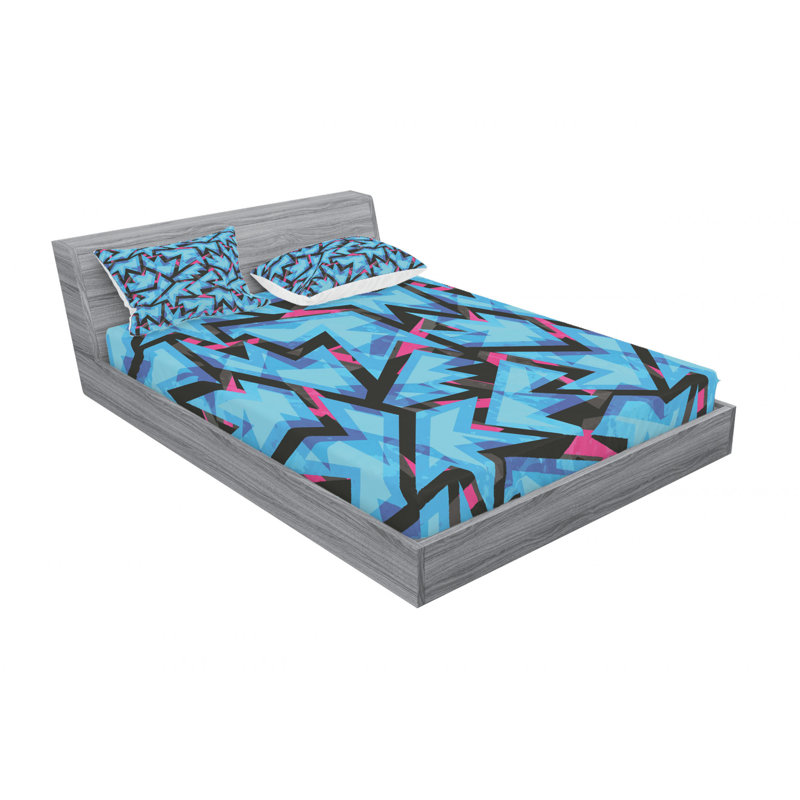 Microfiber Sheet Set, Queen Sheet Set with Fitted Sheet