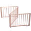 Clôture pour animaux 17,5 po pour l'intérieur, bois de pin, clôture d'organisation pliable 17,5 po, design