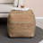 Yinka 18"H Textured Jute Pouf Ottoman-523089870