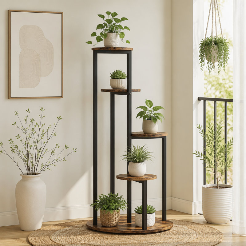 Support pour plante à 4 niveaux