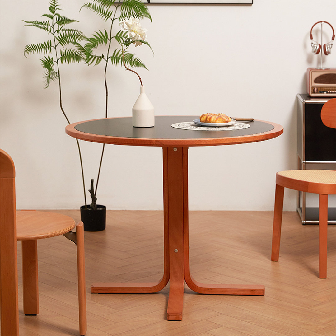 Hokku Designs Round Sintered Stone tabletop Dining Table - Wayfair Canada