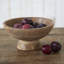 Raised Natural Mango Wood Bowl