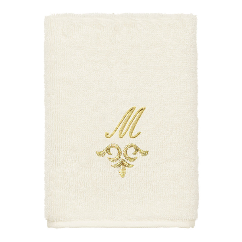 Ensemble de serviettes 100% lin Linica, M, Paquet de 2 débarbouillettes, Crème
