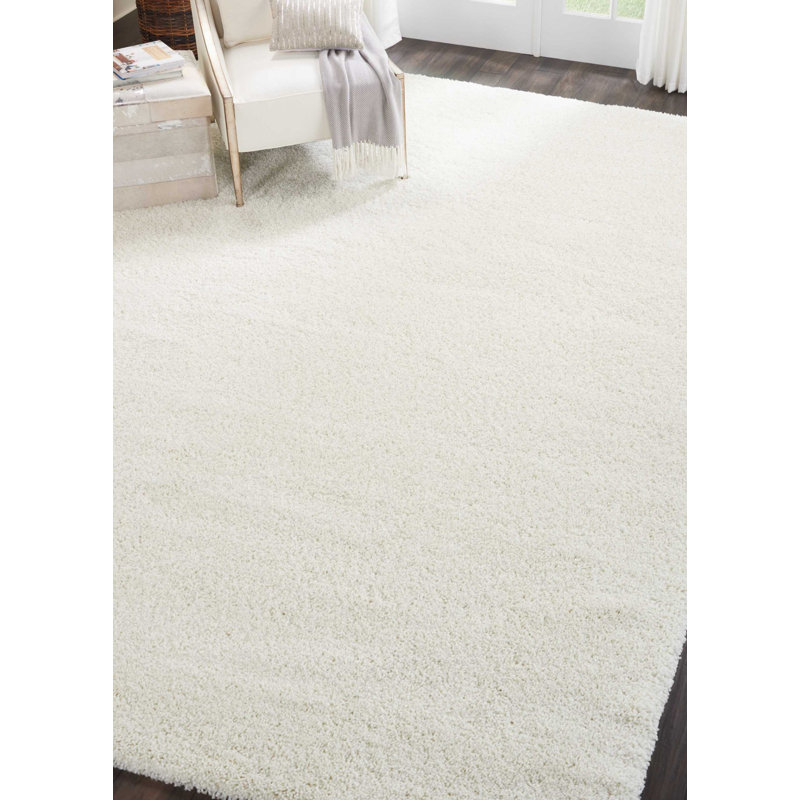 Tapis ivoire Sunny Shag, Rectangle 9 pi x 12 pi