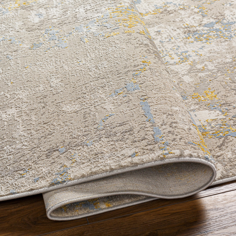 Abstract Indoor Rug, Rectangle 7'10" x 10'