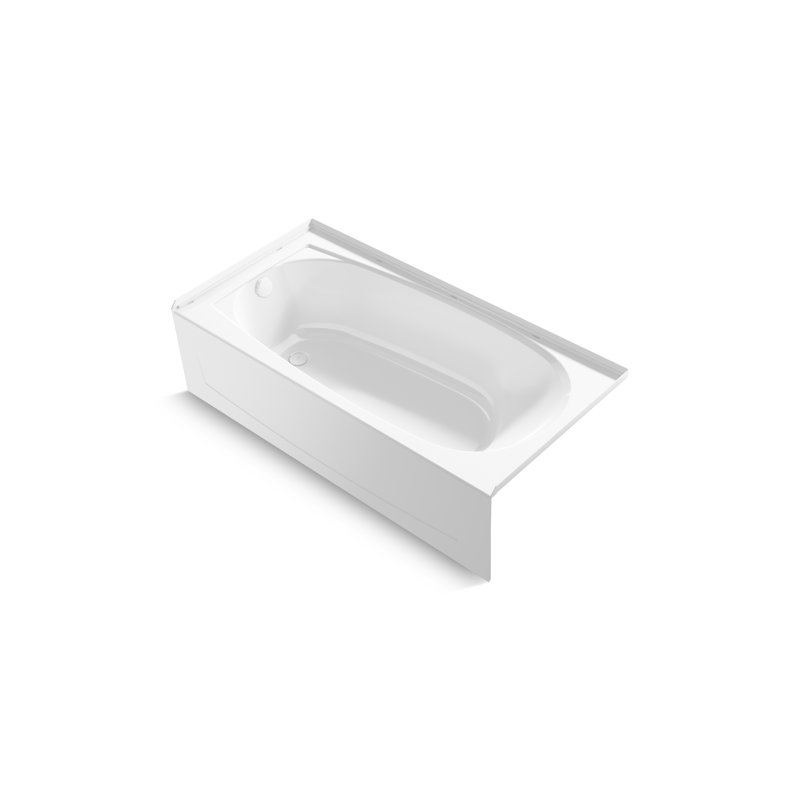 Performa 2 60'' x 29'' Soaking Vikrell Bathtub with Faucet