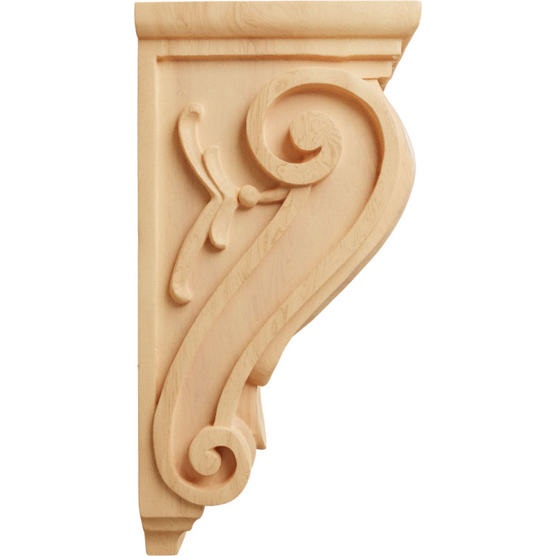 Large Classical Corbel, Red Oak