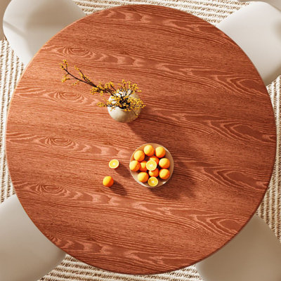 Table de salle à manger ronde en bois massif bricolage 47 po / 53 po / 59 po (plateau de table seulement)