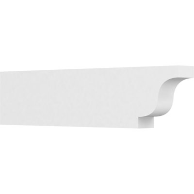 4"W x 10"H x 42"L Standard Newport Architectural Grade PVC Rafter Tail