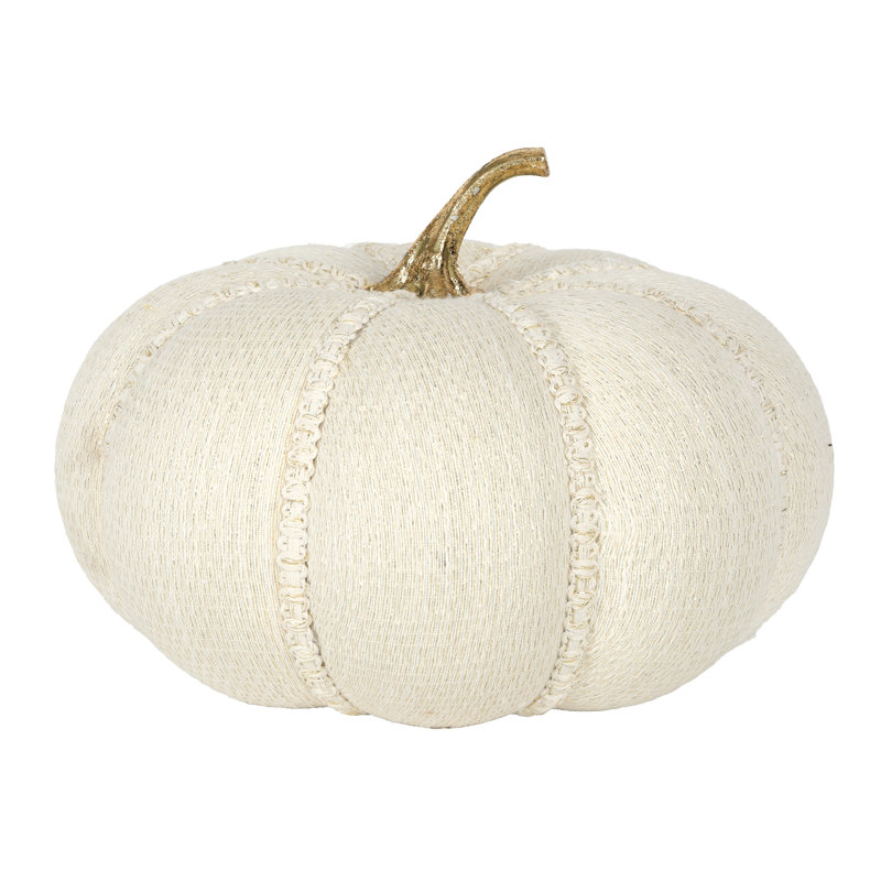 14" COTTON SHIMMER PUMPKIN