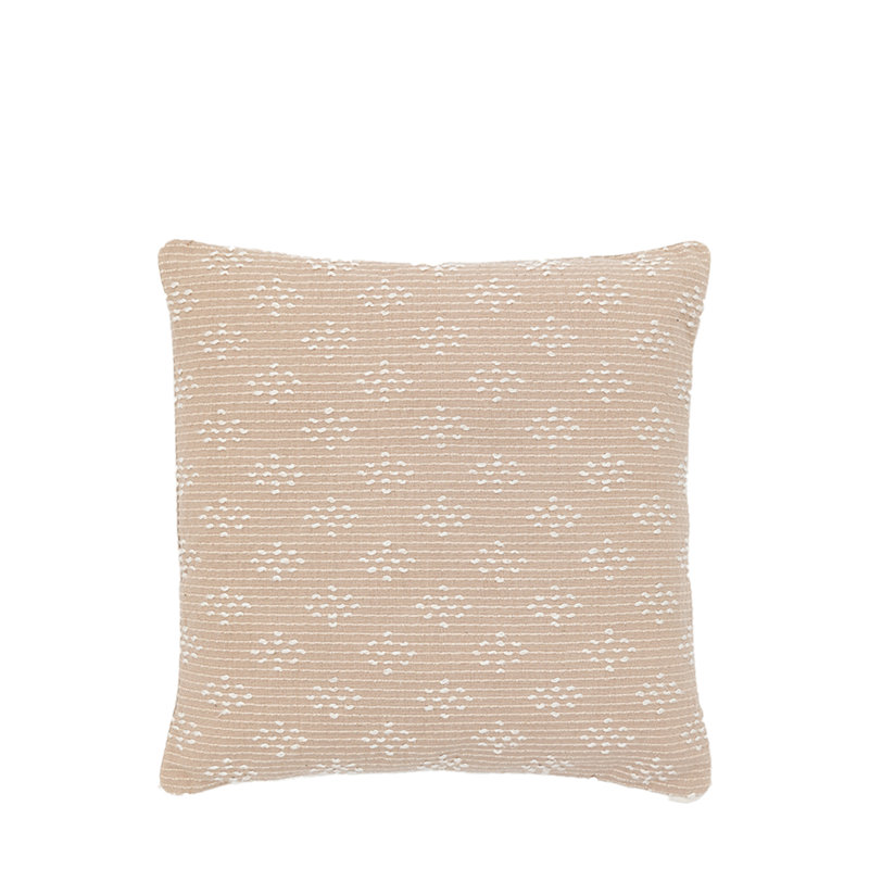 Square Throw Cushion, Taupe