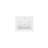 MEBO 19.7'' White Reinforced Acrylic Rectangular Bathroom Sink with Faucet and Overflow